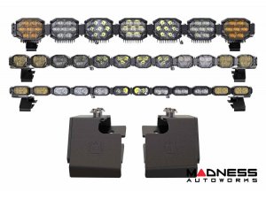 Ford Bronco Light Bar Mount - Roof Mount - Morimoto - Brackets Only Ford Bronco Light Bar Mount - Roof Mount - Morimoto - Brackets Only